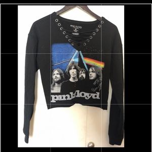 Cute Pink Floyd crop top. NWOT